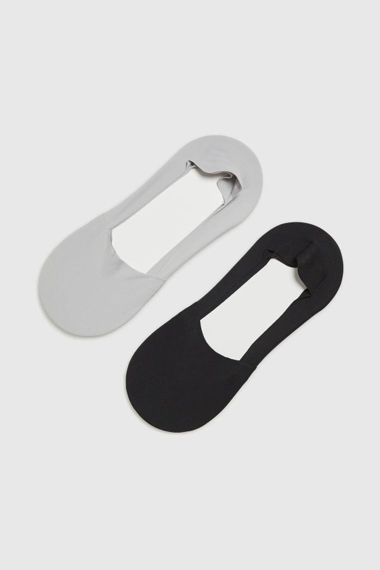 Skarpetki damskie, stopki, mix, zestaw, 2 szt., Moodo