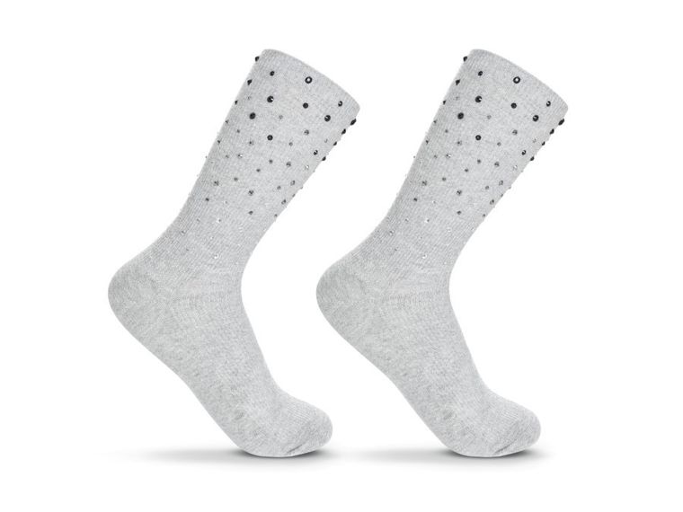Skarpetki damskie, szare, Be Snazzy
