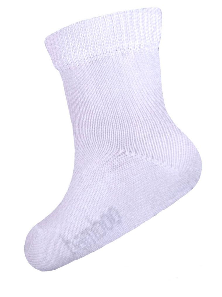 Skarpetki dziecięce bambusowe, białe, KidsMed