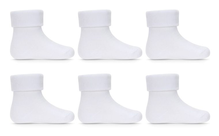 Skarpetki dziecięce, bawełna organiczna, białe, zestaw, 3 szt., Be Snazzy