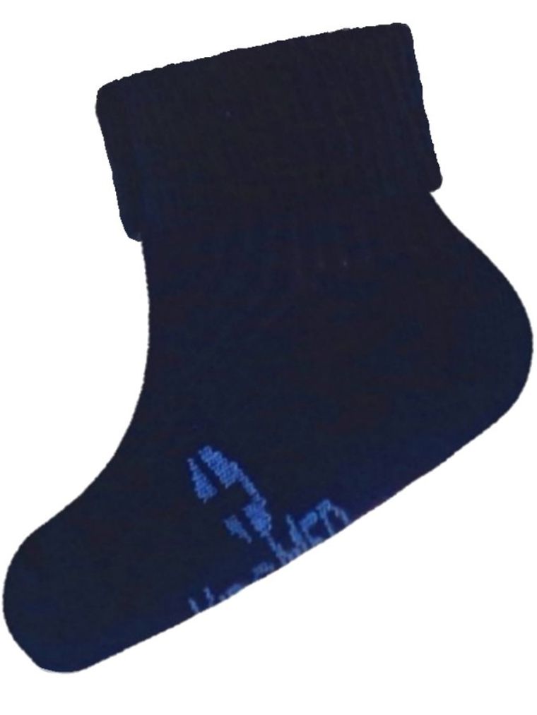 Skarpetki dziecięce, bezuciskowe, granatowe, Milusie