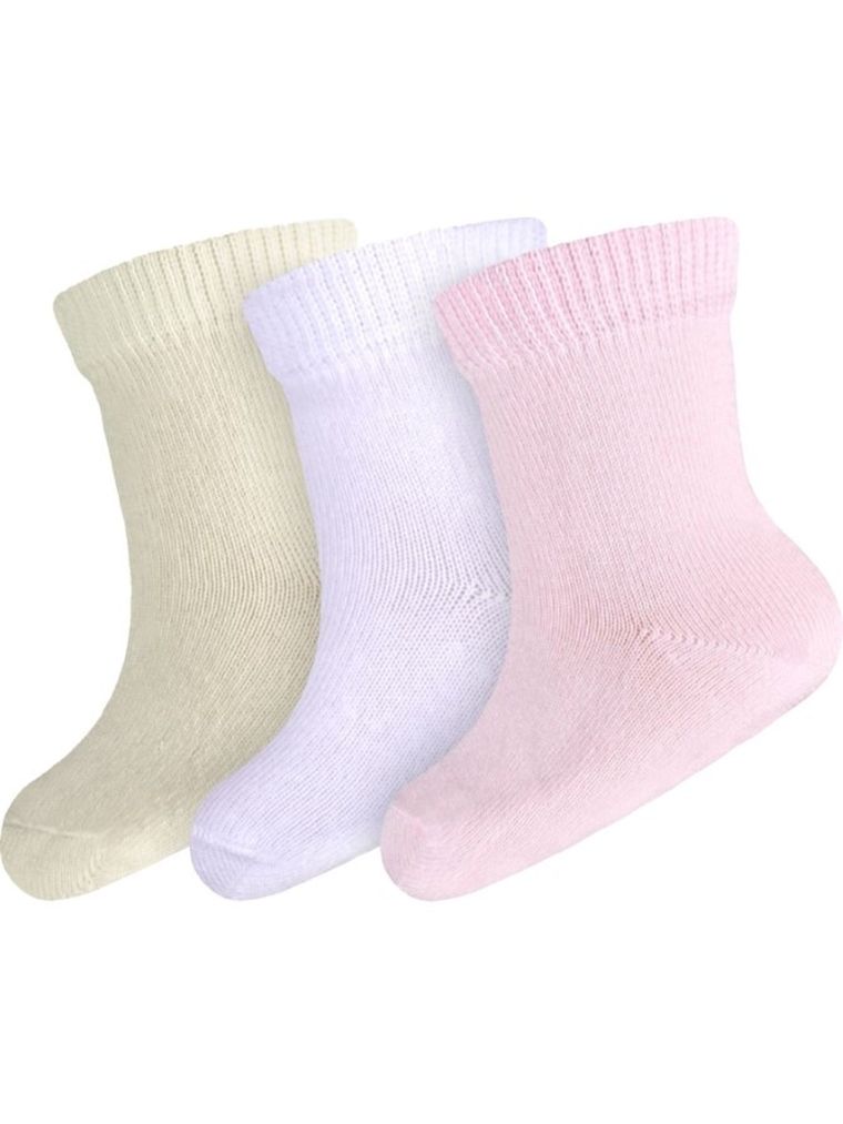 Skarpetki dziecięce, mix, zestaw, 3 szt., Milusie