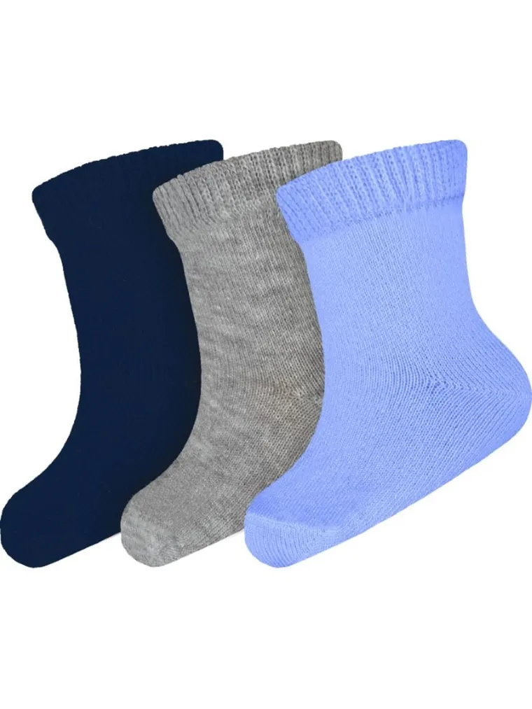 Skarpetki dziecięce, mix, zestaw, 3 szt., Milusie