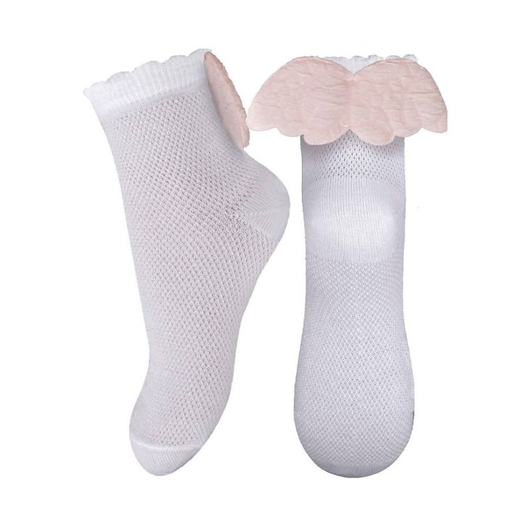 Skarpetki dziewczęce, białe, Milusie