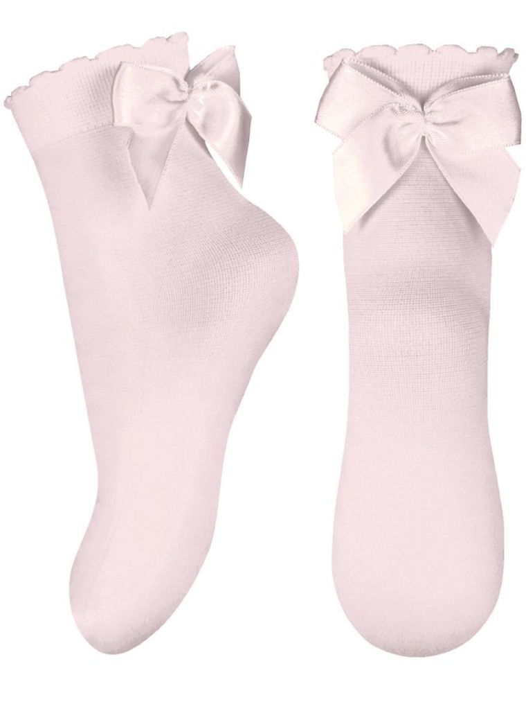 Skarpetki dziewczęce, cienkie, różowe, Milusie