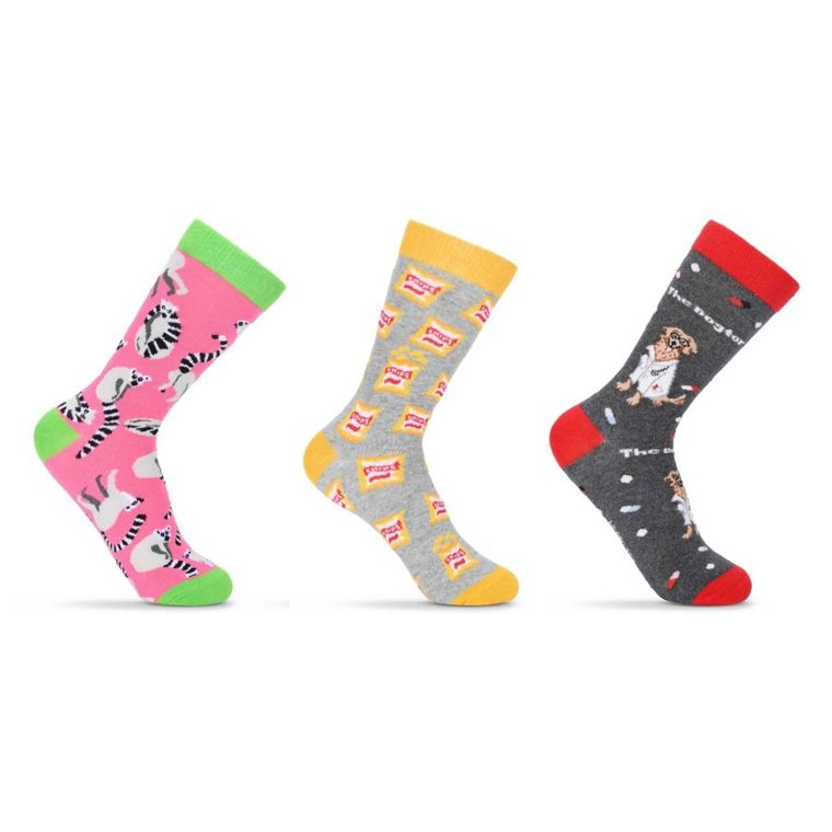 Skarpetki dziewczęce, mix, zestaw, 3 szt., Be Snazzy
