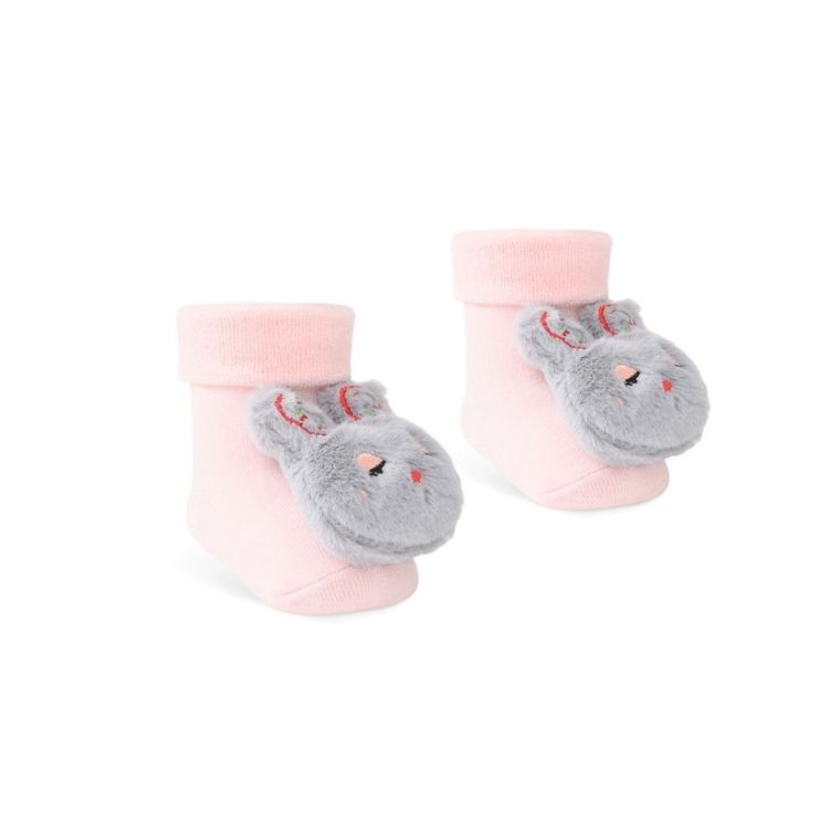 Skarpetki dziewczęce, różowe, Be Snazzy