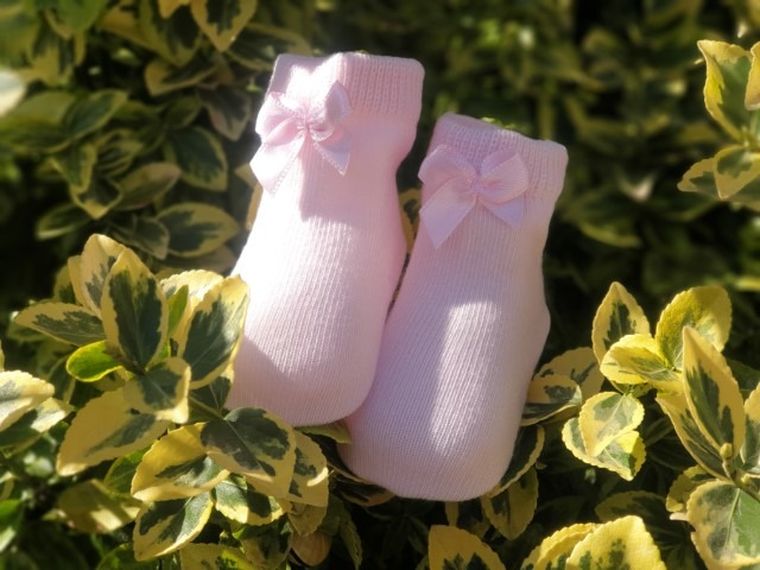 Skarpetki dziewczęce, różowe, Milusie