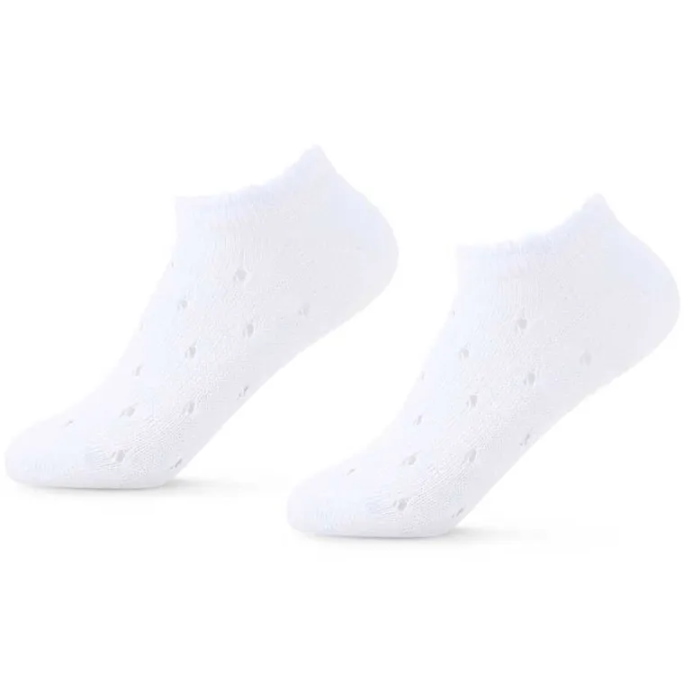 Skarpetki dziewczęce, stopki, białe, Be Snazzy