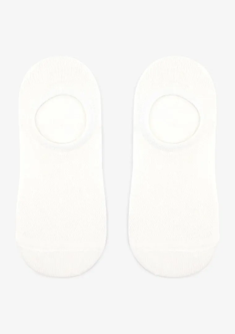 Skarpetki dziewczęce, stopki, białe, Footies Kids, Marilyn