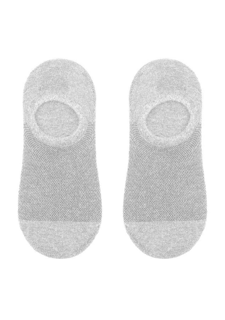 Skarpetki dziewczęce, stopki, jasnoszare, Footies Kids, Marilyn