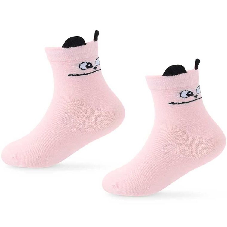 Skarpetki dziewczęce, stopki, różowe, Be Snazzy