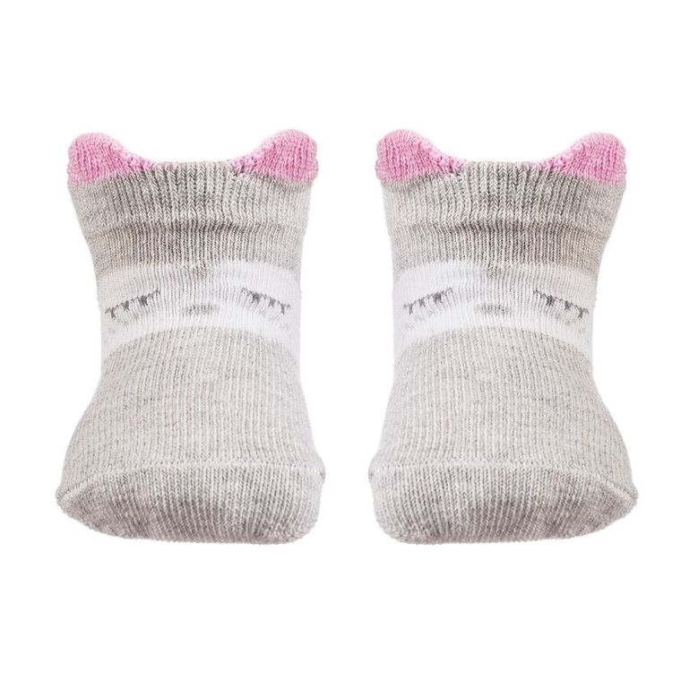 Skarpetki dziewczęce, stopki, szare, Be Snazzy