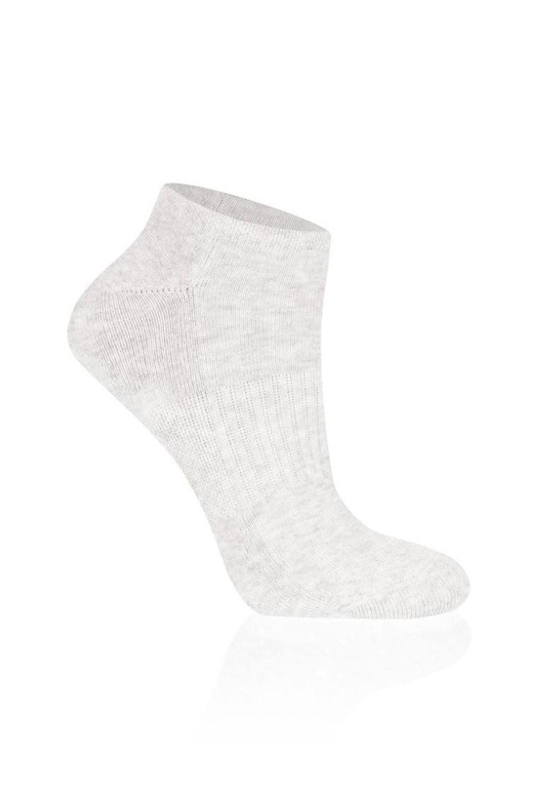 Skarpetki męskie, stopki, szare, Italian Fashion