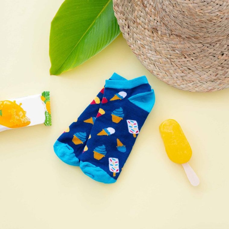 Skarpetki, stopki, granatowe, Adrian