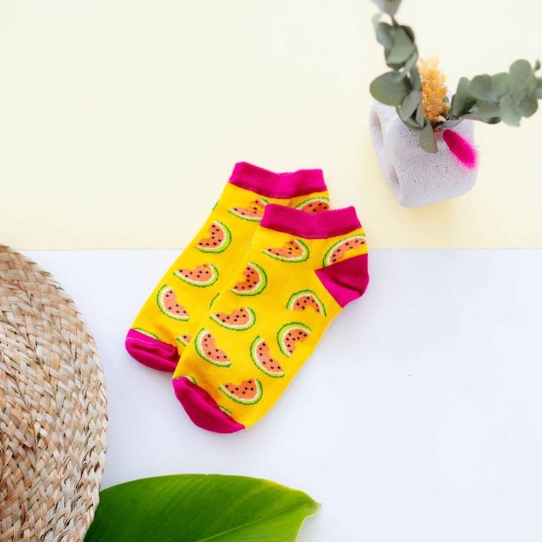 Skarpetki, stopki, żółte, Adrian