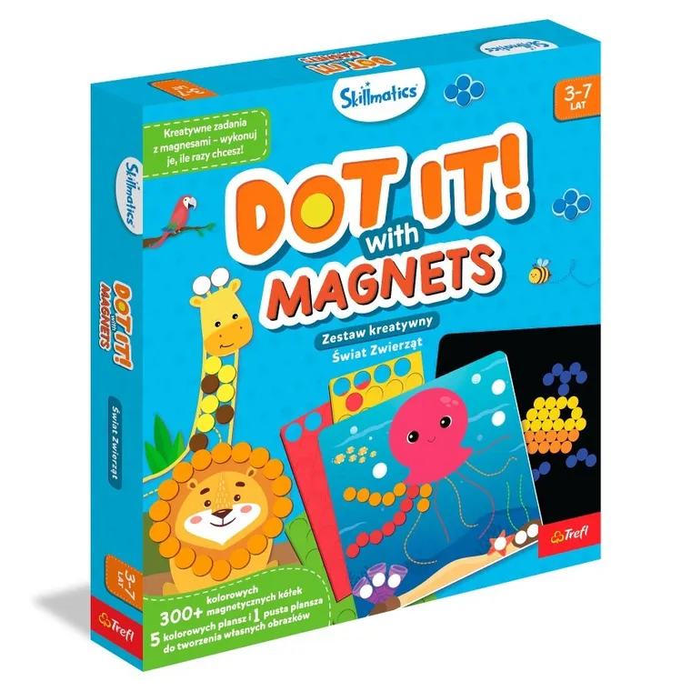 Skillmatics, Dot it! With Magnets, Świat Zwierząt, kreatywna mozaika