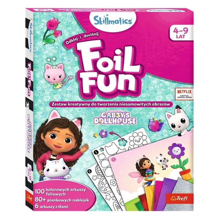 Skillmatics, Foil Fun, Koci Domek Gabi, zestaw artystyczny