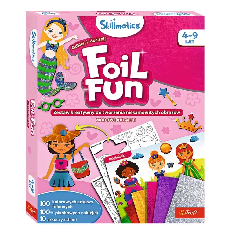Skillmatics, Foil Fun, Modowe Kreacje, zestaw artystyczny