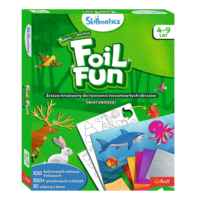 Skillmatics, Foil Fun, Świat Zwierząt, zestaw artystyczny
