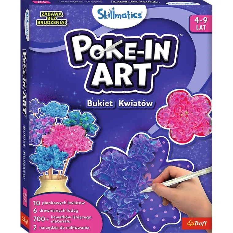 Skillmatics, Poke-In Art, Bukiet Kwiatów, zestaw artystyczny