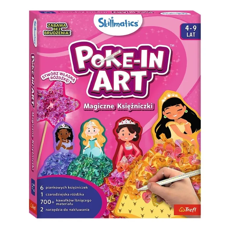 Skillmatics, Poke-In Art, Magiczne Księżniczki, zestaw artystyczny
