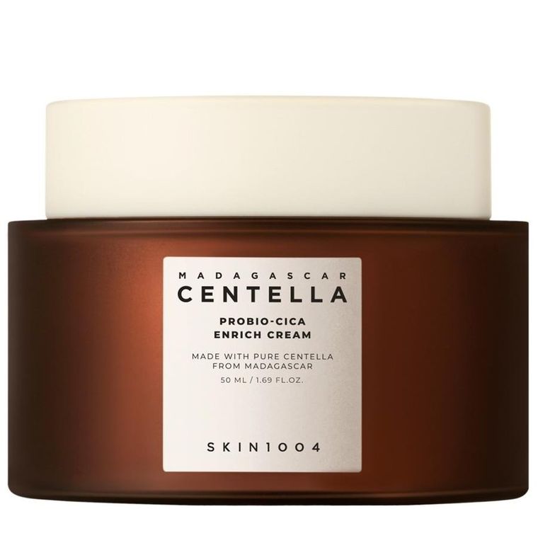 SKIN1004, Madagascar Centella Probio-Cica Enrich Cream, intensywnie regenerujący krem z probiotykami, 50 ml