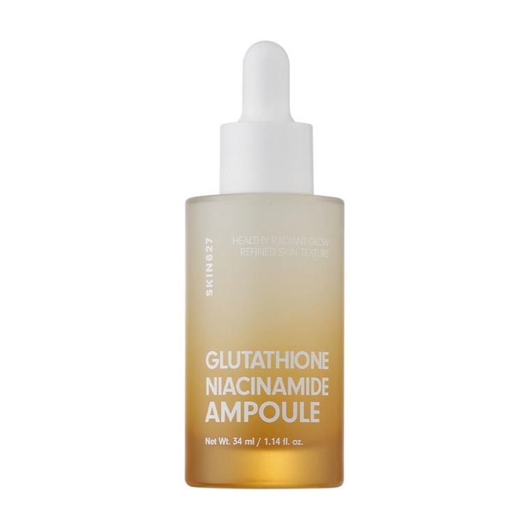 SKIN627, Glutathione Niacinamide Ampoule, rozjaśniająca ampułka z glutationem i niacynamidem, 34 ml