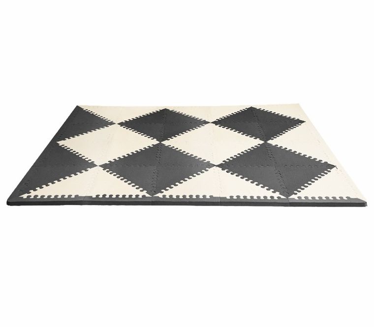 Skip Hop, Playspot Geo, mata piankowa, czarno-kremowa