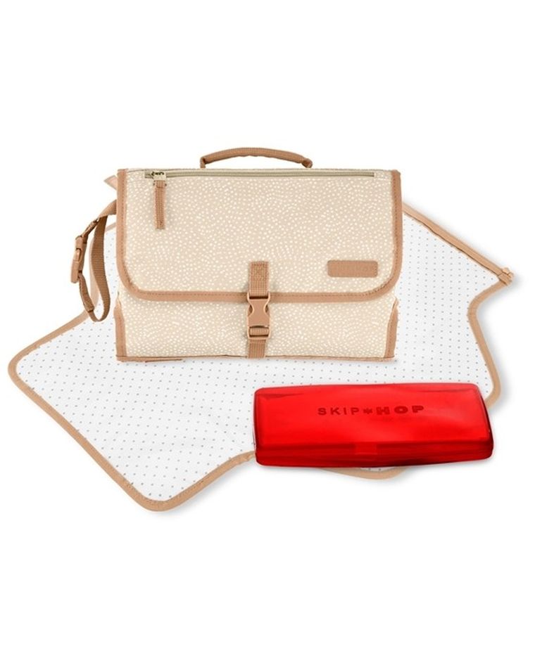 Skip Hop, Pronto, mata do przewijania, Beige Swirl Dot