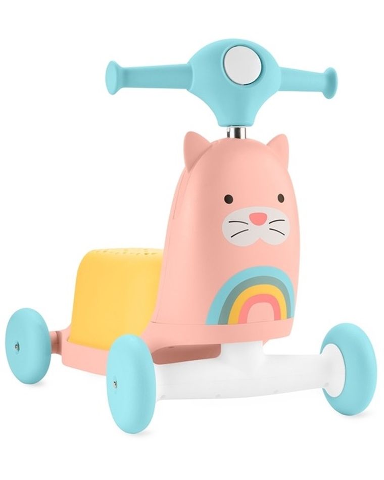Skip Hop, Zoo Kot, hulajnoga, jeździk i pchacz, 3w1
