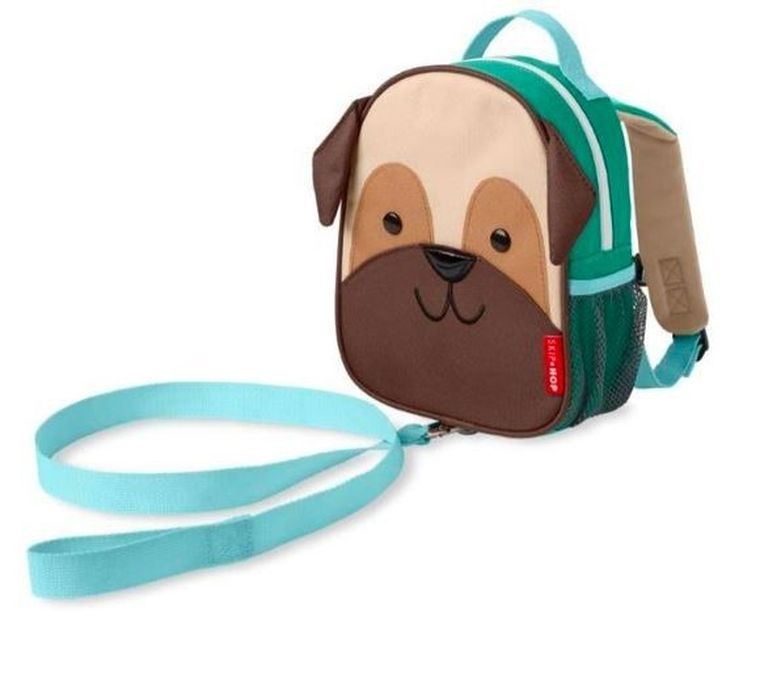 Skip Hop, Zoo Mops, Baby, plecak ze smyczką, baby