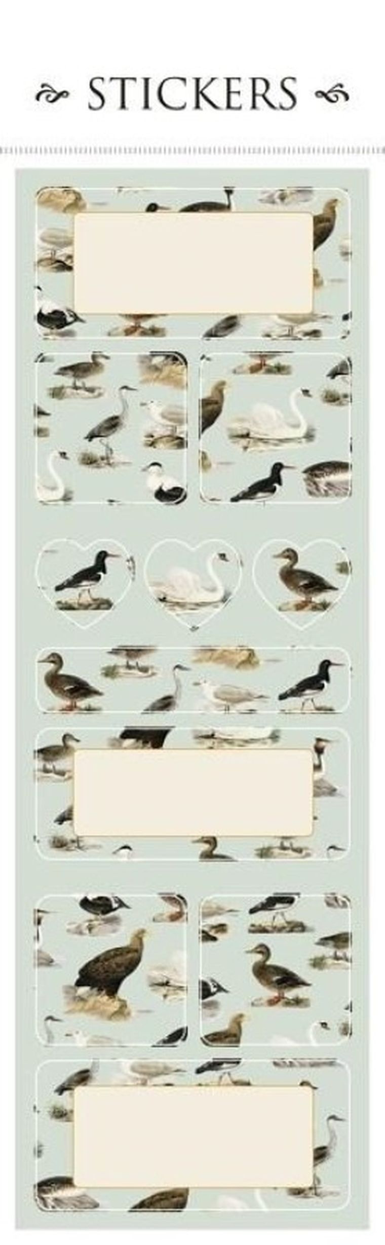 Skona Ting, naklejki ozdobne, ptaki, 2 arkusze