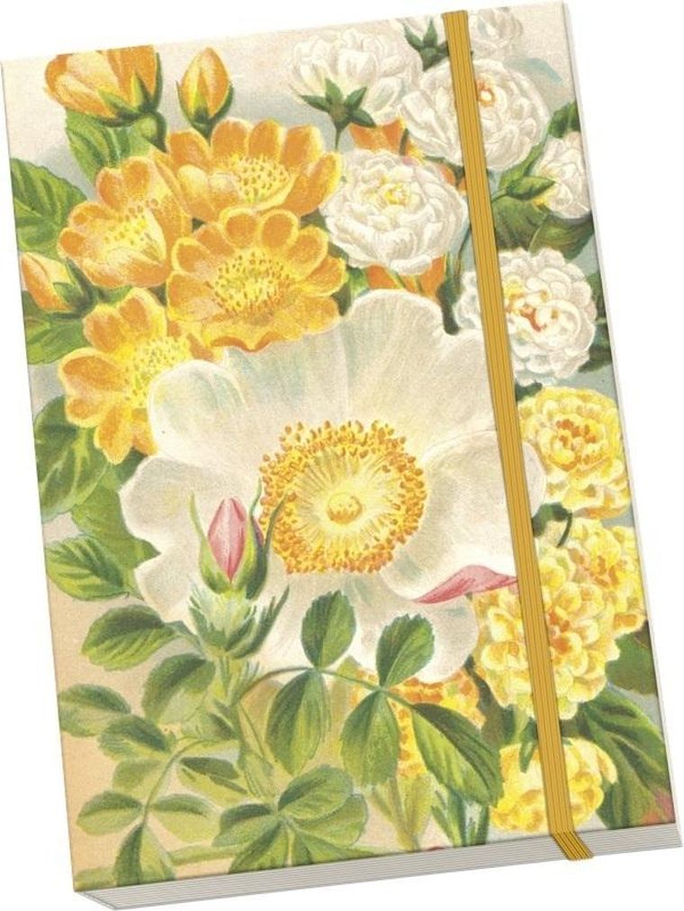 Skona Ting, notatnik ozdobny A5, Żółte róże, 1 szt.
