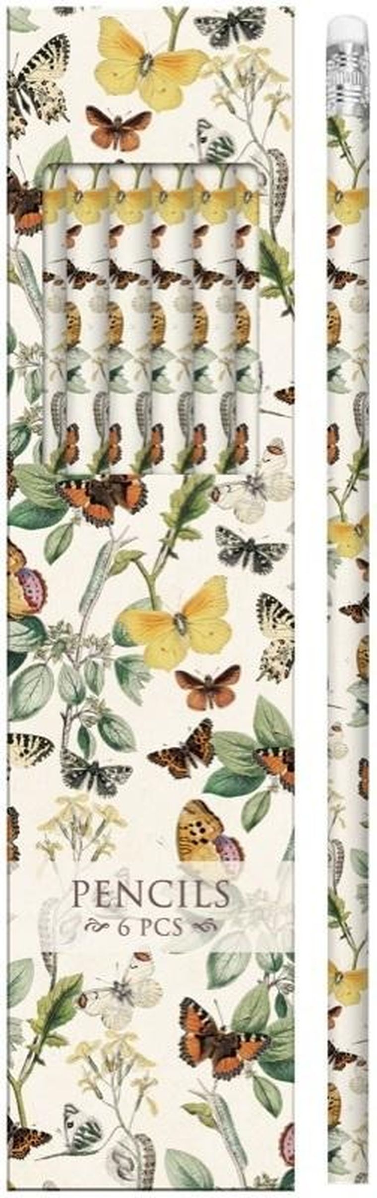 Skona Ting, ołówki ozdobne, motyle, 6 szt.