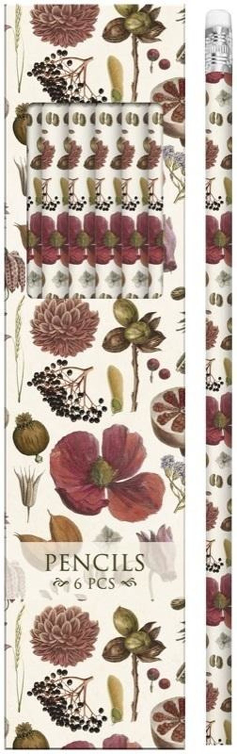 Skona Ting, ołówki ozdobne, nasiona i kwiaty, 6 szt.