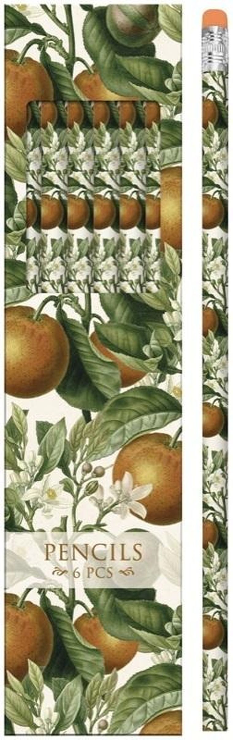 Skona Ting, ołówki ozdobne, pomarańcza, 6 szt.