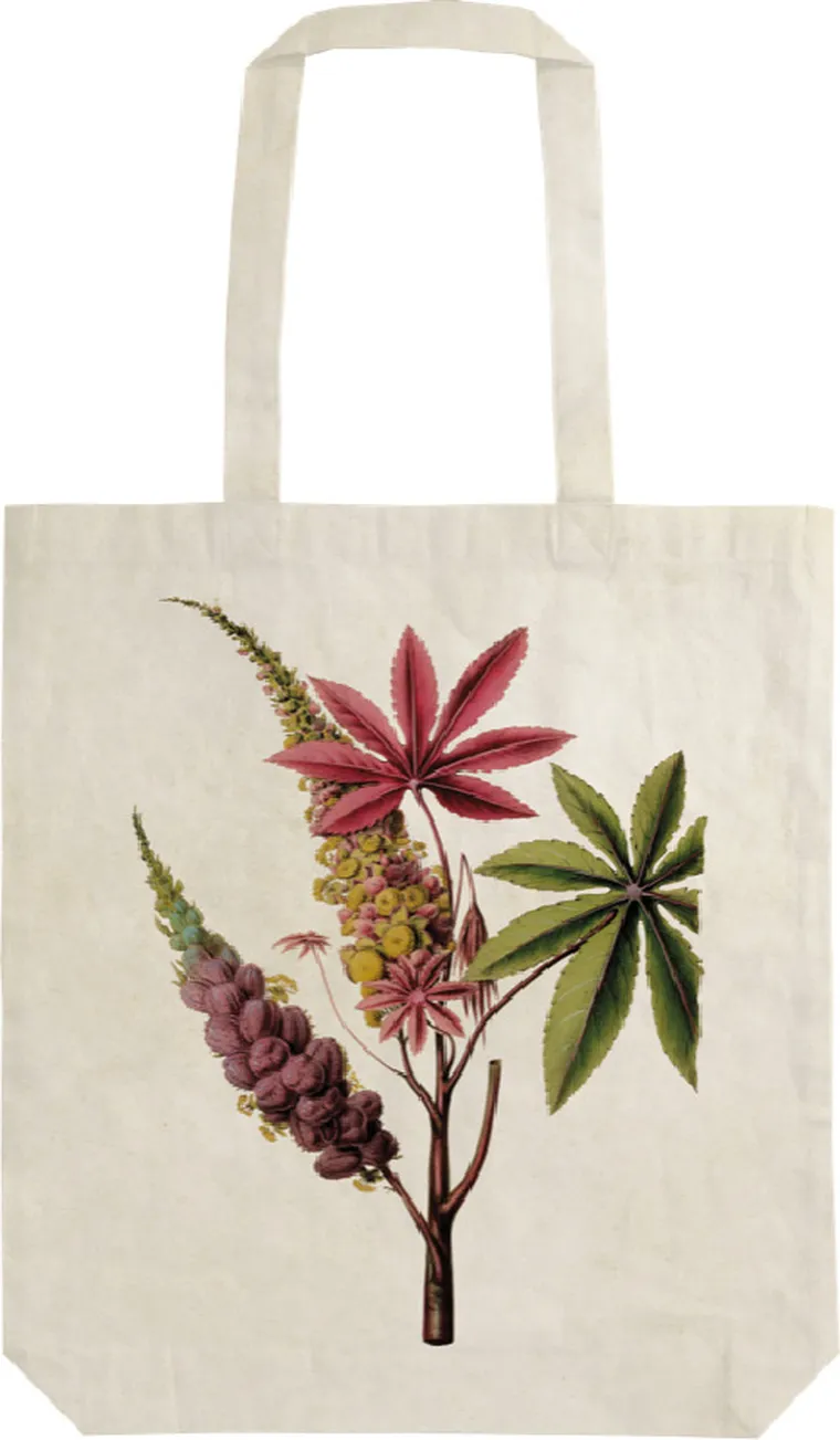 Skona Ting, torba bawełniana na ramię, szoperka, palma różowa