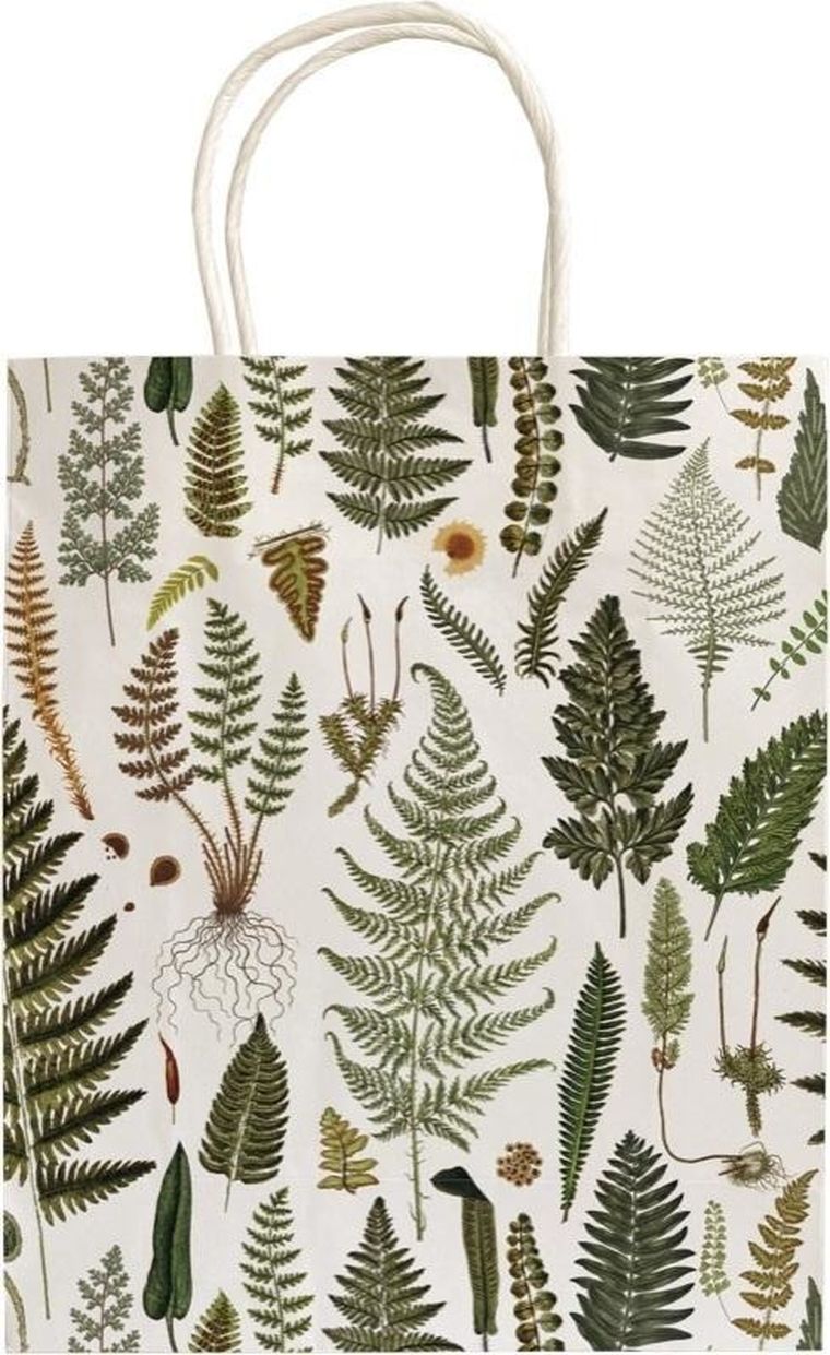 Skona Ting, torebka ozdobna, A5, Paprotki