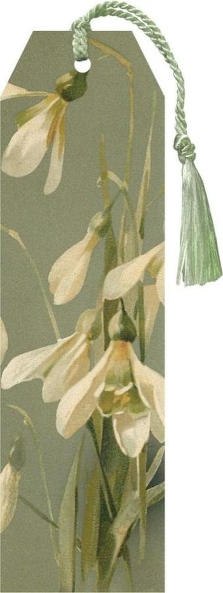 Skona Ting, zakładka do książki ze wstążką, Przebiśniegi