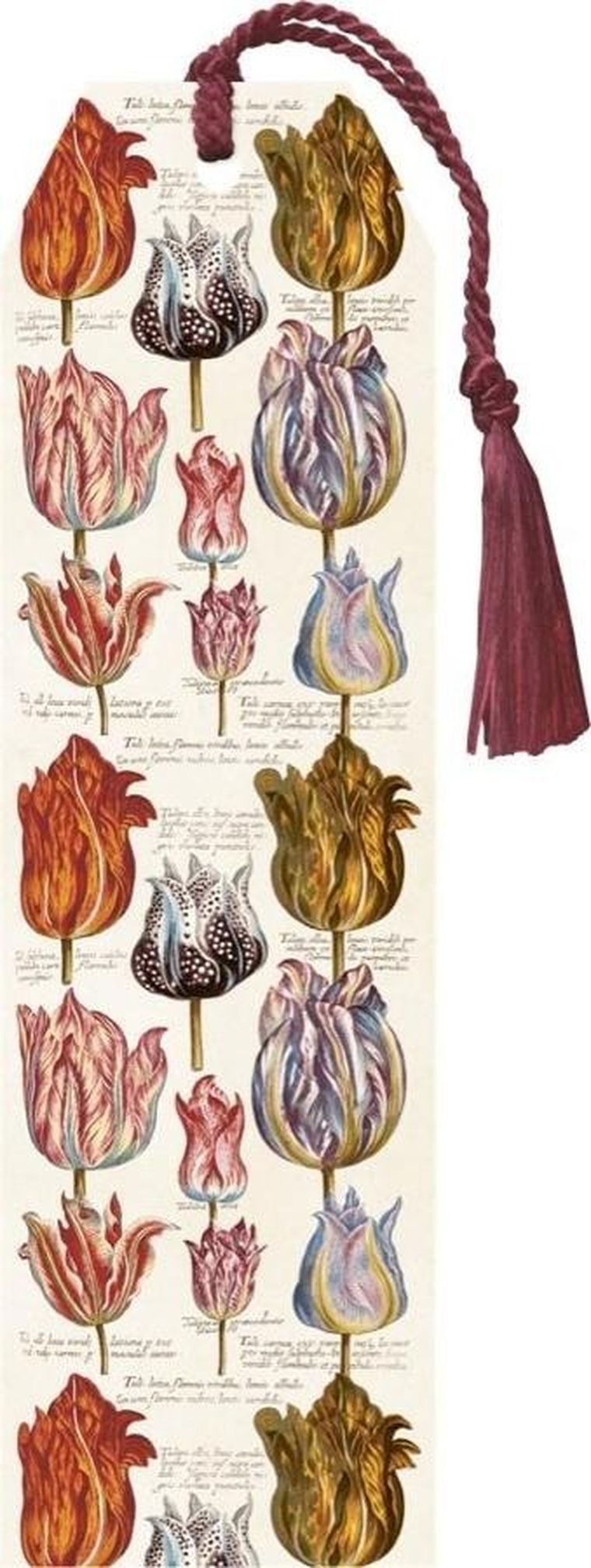 Skona Ting, zakładka do książki ze wstążką, Tulipany