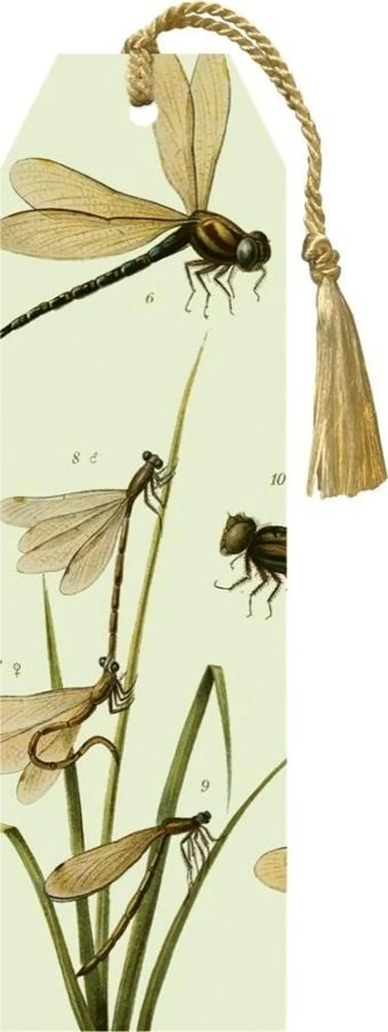 Skona Ting, zakładka do książki ze wstążką, Ważki