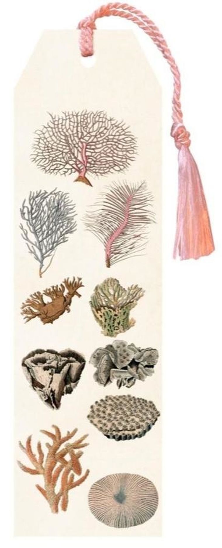 Skona Ting, zakładka ze wstążką, Koral