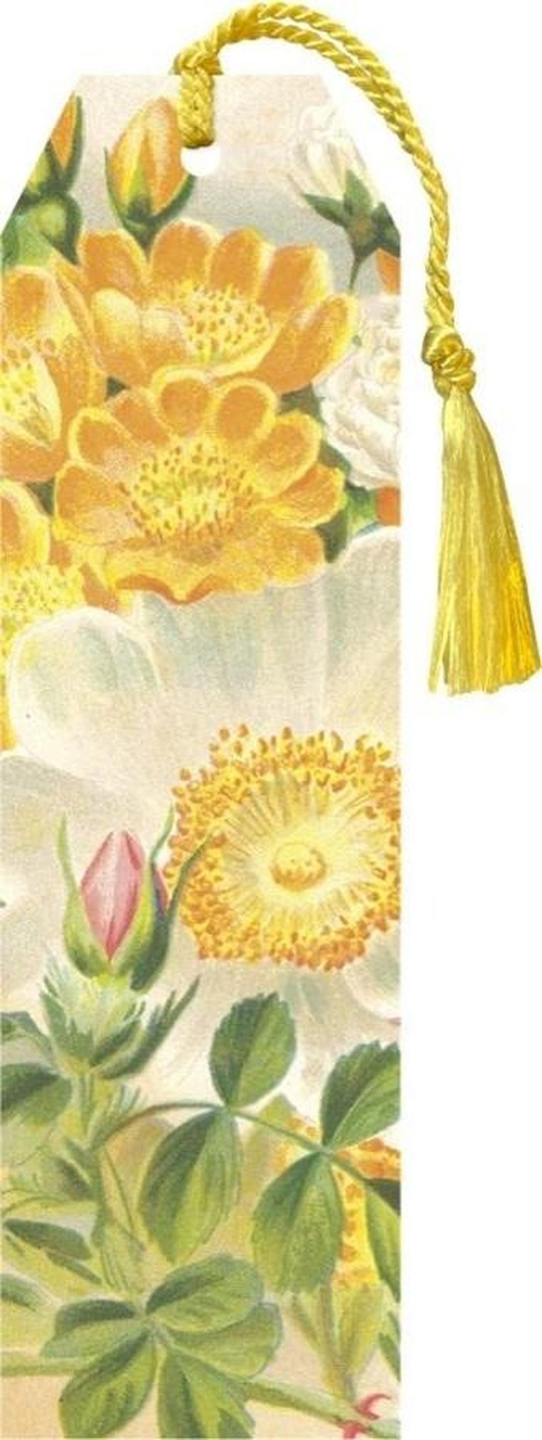 Skona Ting, zakładka ze wstążką, żółte róże