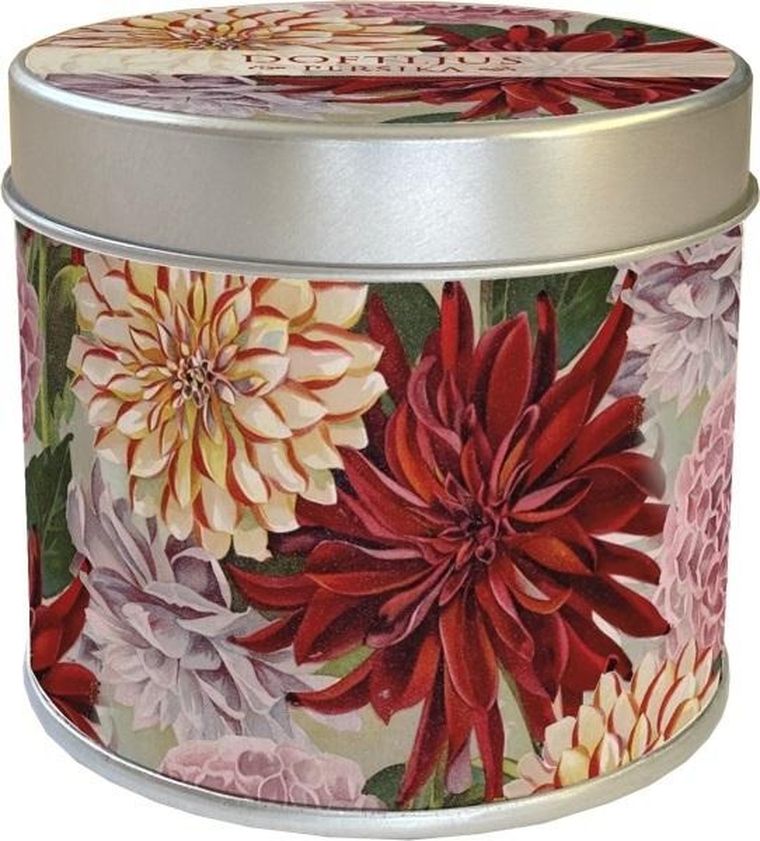 Skona Ting, zapachowa ozdobna świeczka sojowa, 219, dalie, brzoskwinia