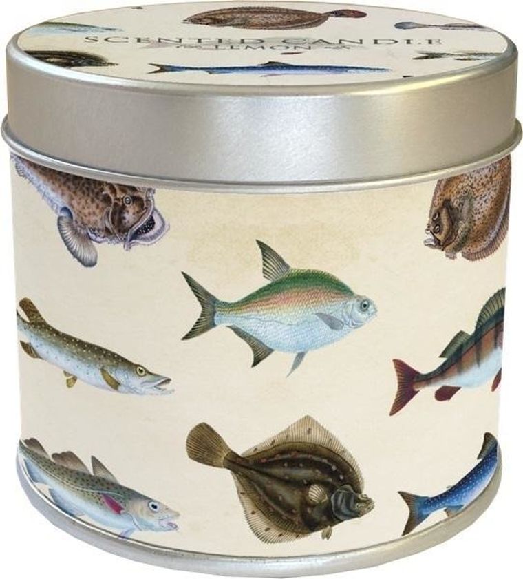 Skona Ting, zapachowa świeczka, ryby, cytryna