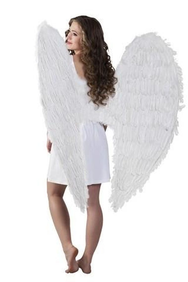 Skrzydła anioła, białe, 120 cm