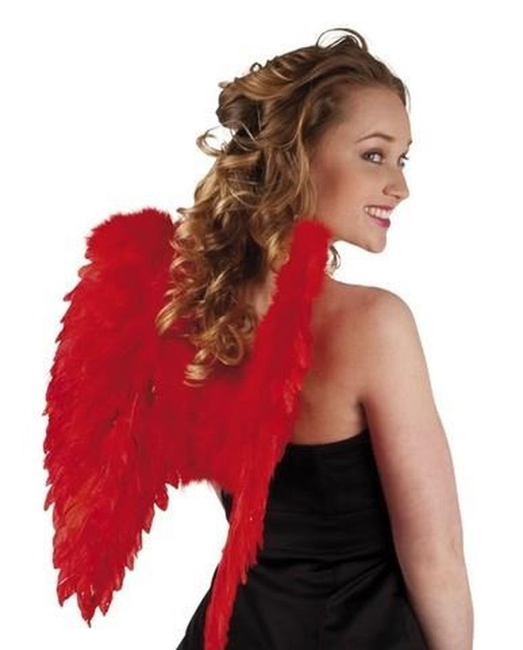 Skrzydła anioła, czerwone, 50-50 cm