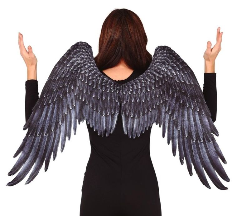 Skrzydła anioła, srebrno-szare