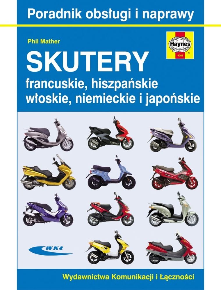 Skutery francuskie, hiszpańskie, włoskie, niemieckie i japońskie